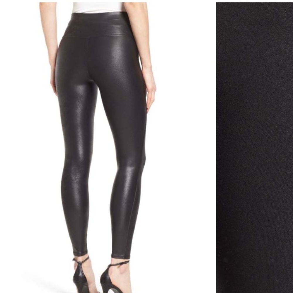 Spanx faux leather leggings